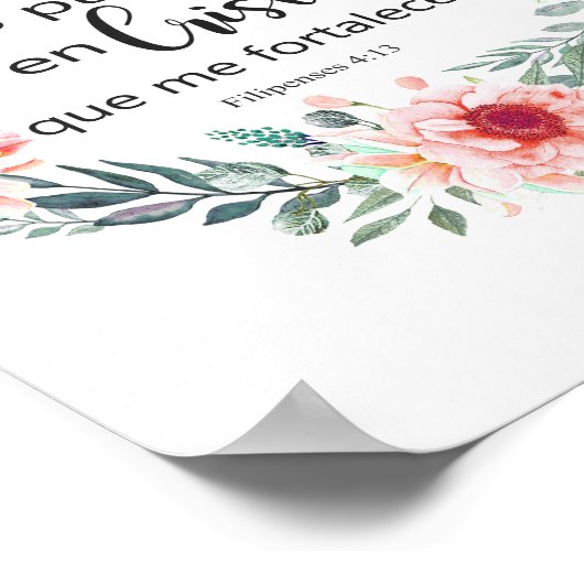 TODO LO PUEDO EN CRISTO QUE ME FORTALECE POSTER (Ecke)