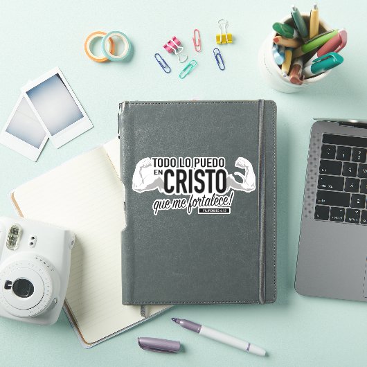 Todo Lo Puedo en Cristo Sticker 6 Zoll (iPad Hülle)