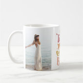 "Todo Va estar Bien" 2 Custom Fotos Groovy Kaffeetasse (Links)