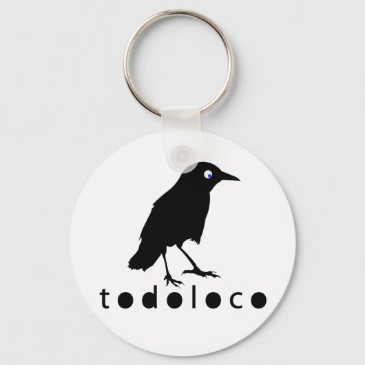 Todoloco Crow Schlüsselanhänger (Vorderseite)