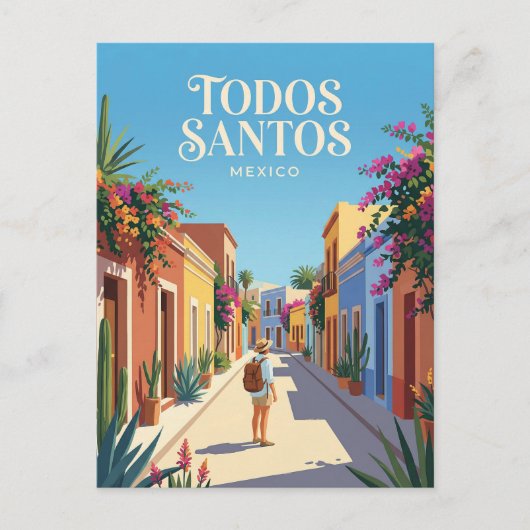 Todos Santos Mexiko Postkarte (Vorderseite)
