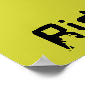 Todrennen Dirt Bike Motocross Poster (Ecke)