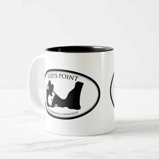 Tods Punkt-Tasse Zweifarbige Tasse (Vorderseite Links)