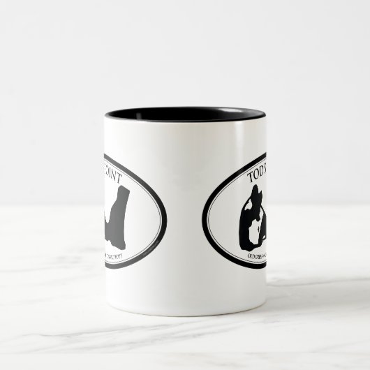 Tods Punkt-Tasse Zweifarbige Tasse (Mittel)