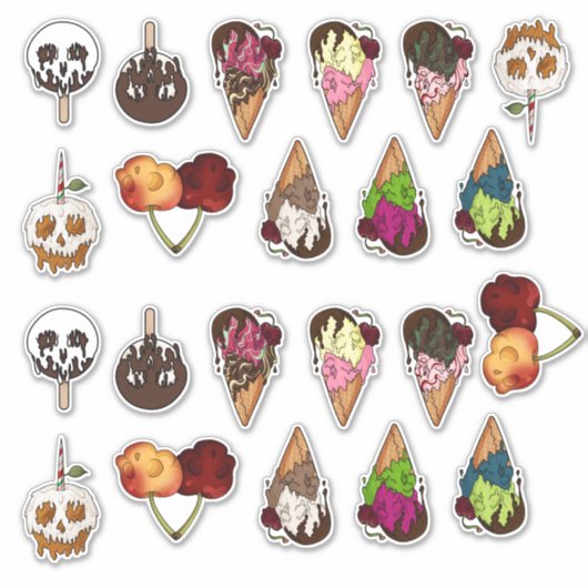 Todsüße Aufkleber (Vorderseite)