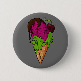 Todsüße Berry Skull Ice Cream Button