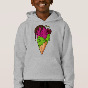 Todsüße Berry Skull Ice Cream Hoodie
