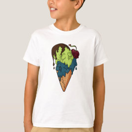 Todsüße Mystery Skull Ice Cream T-Shirt
