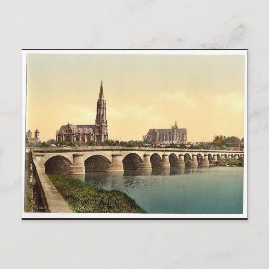Todtenbrucke, Metz, Elsass-Lothringen, Deutschland Postkarte (Vorderseite)