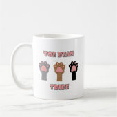 Toe Bean Tribe Süße Katze Kawaii Kaffeetasse (Links)