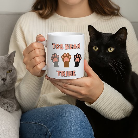 Toe Bean Tribe Süße Katze Kawaii Kaffeetasse