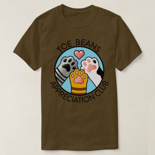 Toe Beans Appreciation Club T-Shirt (Design vorne)