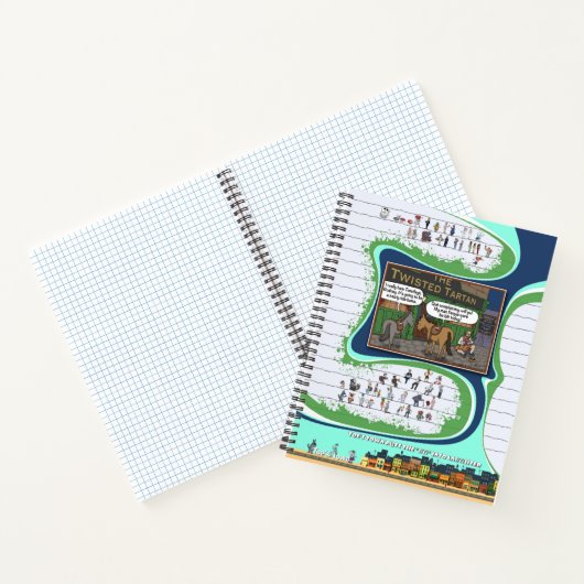 Toe’s Town Comic | Spiral Notebook Notizblock (Innenseite)