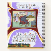 Toe’s Town Comic | Spiral Notebook Notizblock (Rückseite)