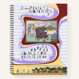 Toe’s Town Comic | Spiral Notebook Notizblock