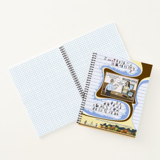 Toe’s Town Comic | Spiral Notebook Notizblock (Innenseite)