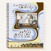 Toe’s Town Comic | Spiral Notebook Notizblock (Vorderseite)