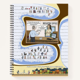 Toe’s Town Comic | Spiral Notebook Notizblock