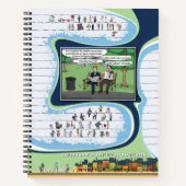 Toe’s Town Comic | Spiral Notebook Notizblock (Vorderseite)