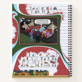 Toe’s Town Comic | Spiral Notebook Notizblock (Rückseite)