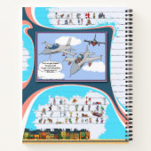 Toe’s Town Comic | Spiral Notebook Notizblock (Rückseite)