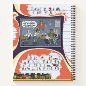 Toe’s Town Comic | Spiral Notebook Notizblock (Rückseite)