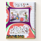 Toe’s Town Comic | Spiral Notebook Notizblock (Rückseite)