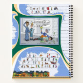 Toe’s Town Comic | Spiral Notebook Notizblock (Rückseite)