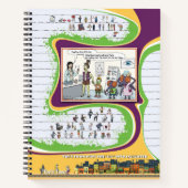 Toe’s Town Comic | Spiral Notebook Notizblock (Vorderseite)