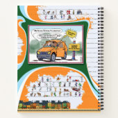 Toe’s Town Comic | Spiral Notebook Notizblock (Rückseite)