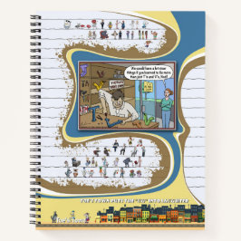 Toe’s Town Comic | Spiral Notebook Notizblock
