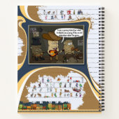 Toe’s Town Comic | Spiral Notebook Notizblock (Rückseite)