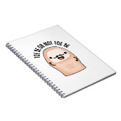 Toe sein oder nicht zu sein lustige Shakespeare To Notizblock (Rechte Seite)