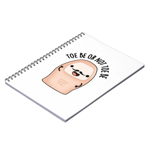 Toe sein oder nicht zu sein lustige Shakespeare To Notizblock (Linke Seite)
