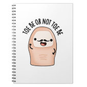 Toe sein oder nicht zu sein lustige Shakespeare To Notizblock (Vorderseite)