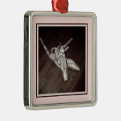 'Toe Shoes'-Ornament Silbernes Ornament (Rechts)