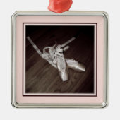 'Toe Shoes'-Ornament Silbernes Ornament (Vorne)