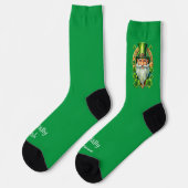 Toe-tally Irish Toe-tally Phantastisch Leprechaun Socken (Linkes Detail)