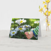 Toe Tickles Birthday Karte (Gelbe Blume)