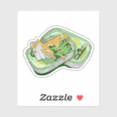 Toe von Froschhexen Zauber Shakespeare Aufkleber (Blatt)