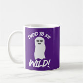 Toed to be Wild Funny Ghost Spirit Cartoon Fun Kaffeetasse (Links)