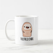 Toetally Typ Funny Big Toe Pun Kaffeetasse (Links)