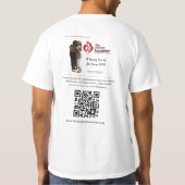 TOF QR Code T-Shrt T-Shirt (Rückseite)