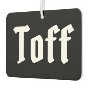 Toff Air Freshener Autolufterfrischer