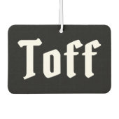 Toff Air Freshener Autolufterfrischer (Vorderseite)