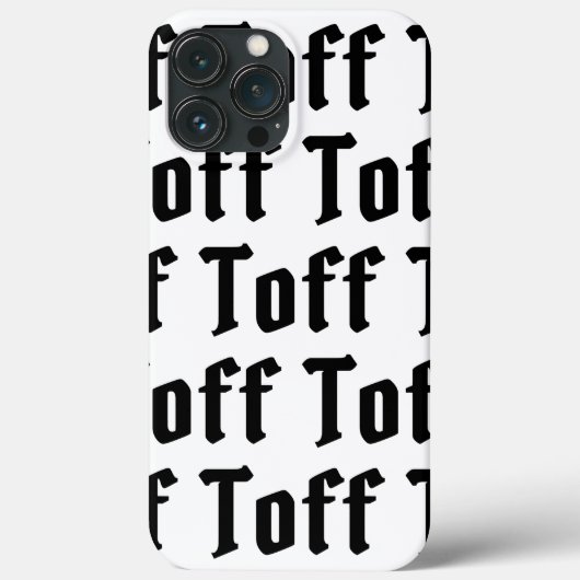 Toff Case-Mate iPhone Hülle (Rückseite)