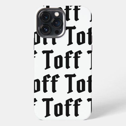 Toff iPhone Hülle (Rückseite)