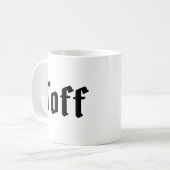 Toff Kaffeetasse (Vorderseite Links)