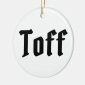 Toff Keramik Ornament (Links)