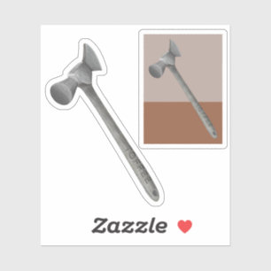 Toffee-Hammerbild Aufkleber